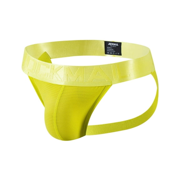 Xysaqa Men's Jockstrap, Men Athletic Underwear Supporter, Comfort Breathable Male Sports Workout Underwear M-XXL