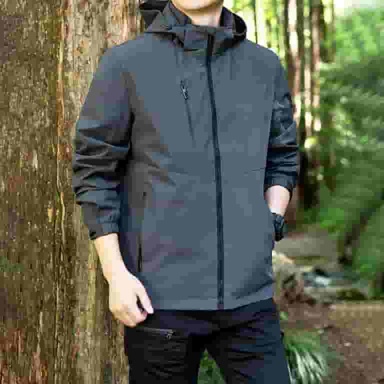 Xysaqa Men's Lightweight Jackets with Hood, Mens Waterproof Xysaqa Men's Lightweight Jackets with Hood, Mens Waterproof