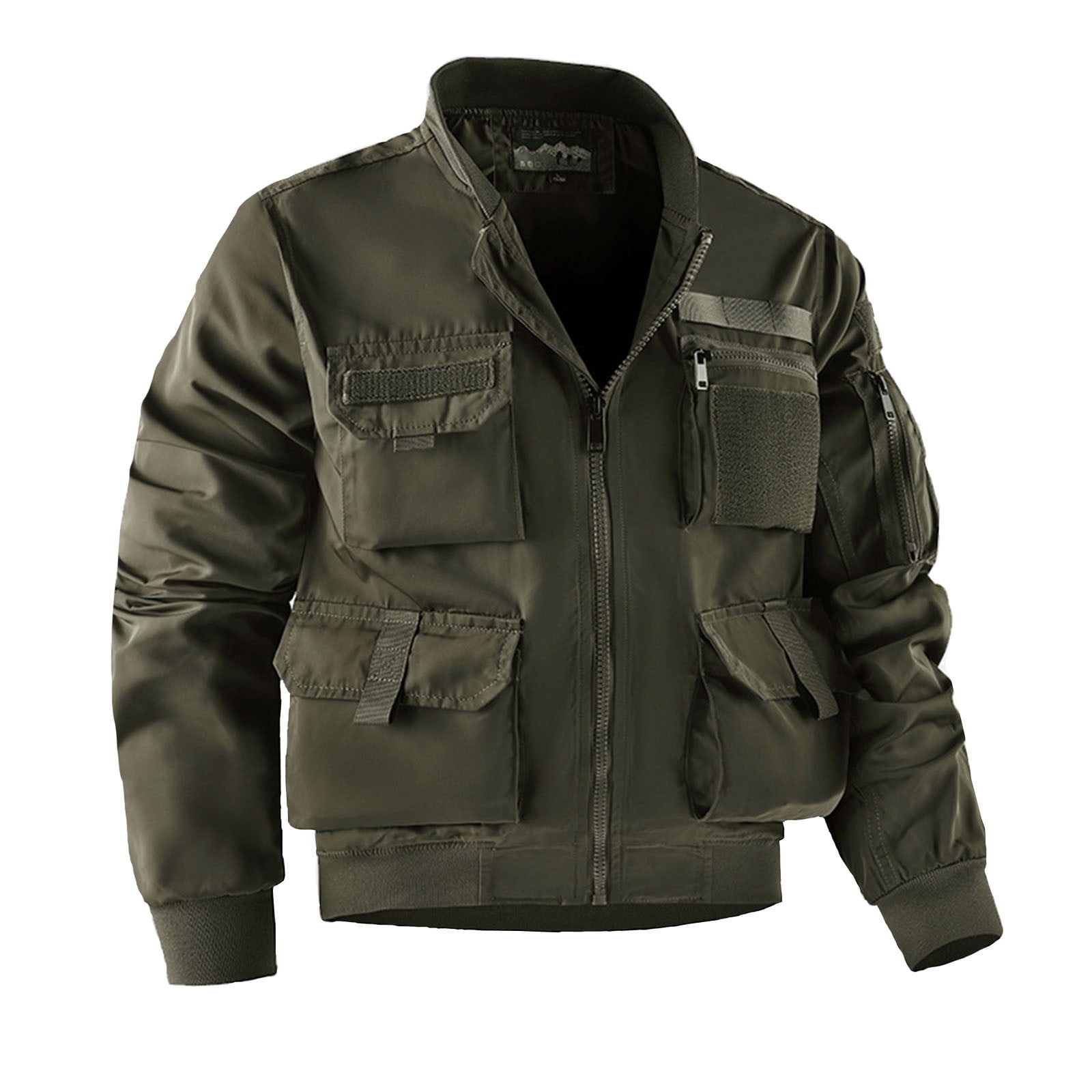 Xysaqa Men's Fashion Fall Winter Military Jacket Multi Xysaqa Men's Fashion Fall Winter Military Jacket Multi