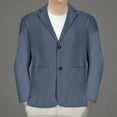 thumbnail image 1 of Xysaqa Men's Lightweight Sport Coats Mens Slim Fitted 2 Button Casual Suits Blazer Jacket Spring Fall Clothes M-5XL（Available in Big & Tall) Dark Gray, 1 of 6