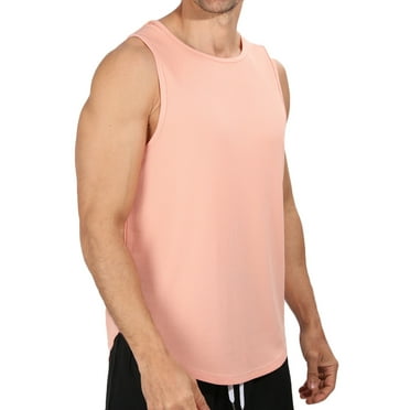 Xysaqa Men's Ribbed Gym Workout Tank Tops Men Fashion Sleeveless T-Shirts Mens Bodybuilding Fitness Muscle Tee Shirts S-XXL