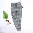 thumbnail image 1 of Xysaqa Men's Soft Pajama Lounge Pants Loose Fit Cotton Striped Sleeping Pants with Drawstring Elastic Waist Big & Tall 2X 3X 4X, 1 of 3