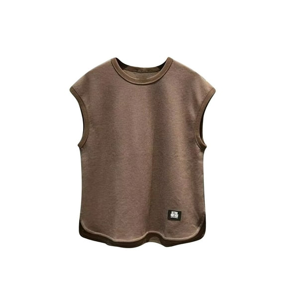 Xysaqa Men's Solid Color Tank Tops Sleeveless Casual Shirts Summer Soft Comfortable Basic Tees Tshirt Big & Tall 3X 4X 5X Mens Clothes