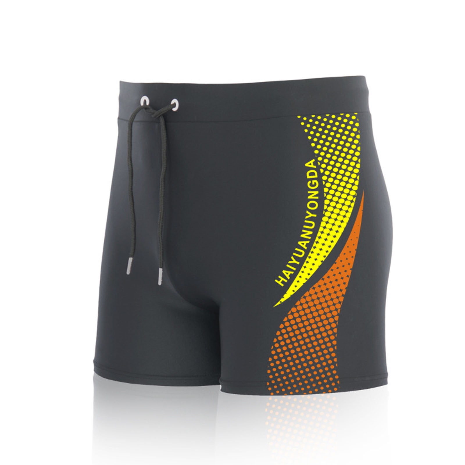 Xysaqa Men's Squares Leg Swimming Jammers Shorts,Men Swimsuit Swim