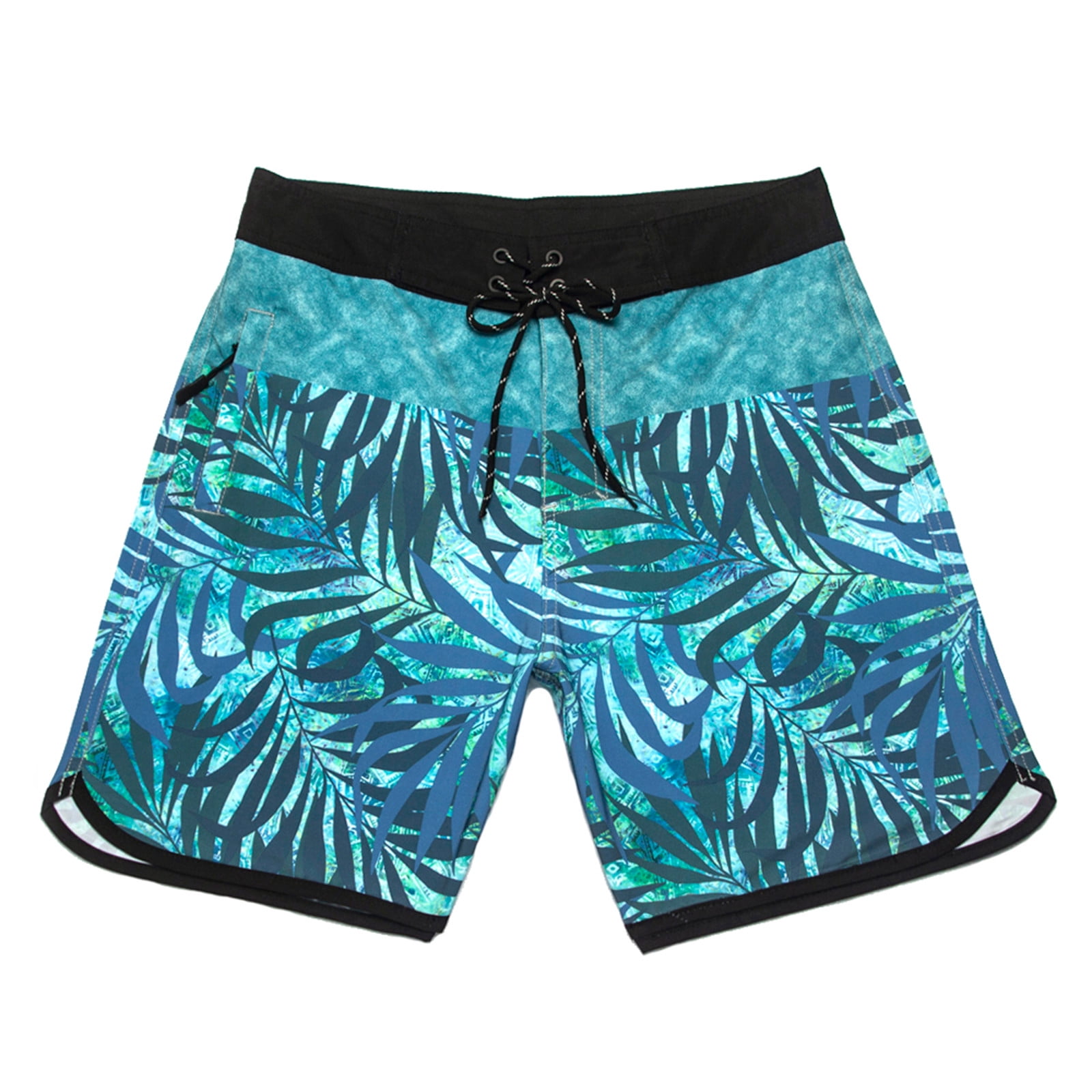 Xysaqa Men's Swim Trunks Quick Dry Beach Shorts Swimwear Printed