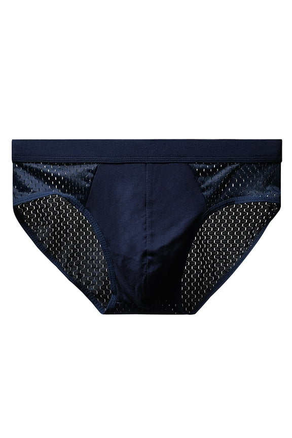 Men's Underwear Comfy Breathable Quick Dry Mesh Briefs for Men Low Waist Sport Athletic Underwear L-4XL (Available in Big & Tall)