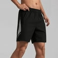 thumbnail image 1 of Xysaqa Mens Big & Tall Running Shorts Casual Solid Comfy Elastic Waist Gym Shorts Summer Loose Fitted Sport Short Pants with Pockets 3X 4X 5X, 1 of 6