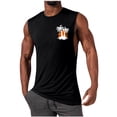 thumbnail image 1 of Xysaqa Mens Big & Tall Workout Tank Tops Palm Tree Hawaiian Beach Shirts Cotton Sleeveless Muscle Shirts for Men Gym Bodybuilding Fitness Tanks Basic Tee 2X 3X 4X Summer Savings, 1 of 5
