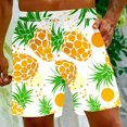 thumbnail image 1 of Xysaqa Mens Swim Trunks Big & Tall Men's Swimwear Swimsuits Hawaiian Beach Shorts Funny Fruits Print Men Swimming Trunks Casual Summer Board Shorts Bathing Suits 3X 4X 5X, 1 of 6