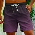 thumbnail image 1 of Xysaqa Mens Swim Trunks Men Big & Tall Casual Summer Gradient Color Beach Shorts with Pockets and Drawstring S-5XL, 1 of 9