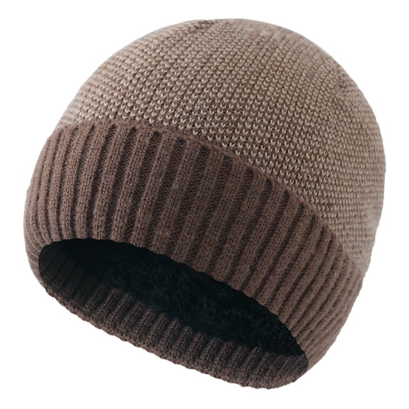 Xysaqa Mens Womens Winter Beanie Daily Hat - Thermal Fleece Lined Ski Toboggan Stocking Skull Cap for Men and Women