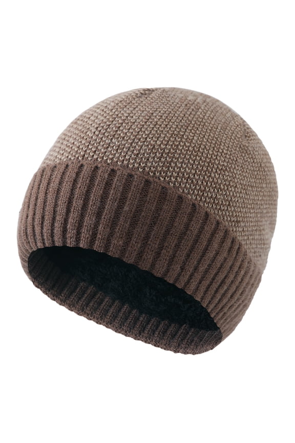 Mens Womens Winter Beanie Daily Hat - Thermal Fleece Lined Ski Toboggan Stocking Skull Cap for Men and Women