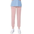thumbnail image 1 of Xysaqa Scrub Pants for Women Plus Size Workwear Pull On Comfort Waist Joggers Soft Stretch Sweatpants Jogger Pants S-2X Summer Savings, 1 of 3