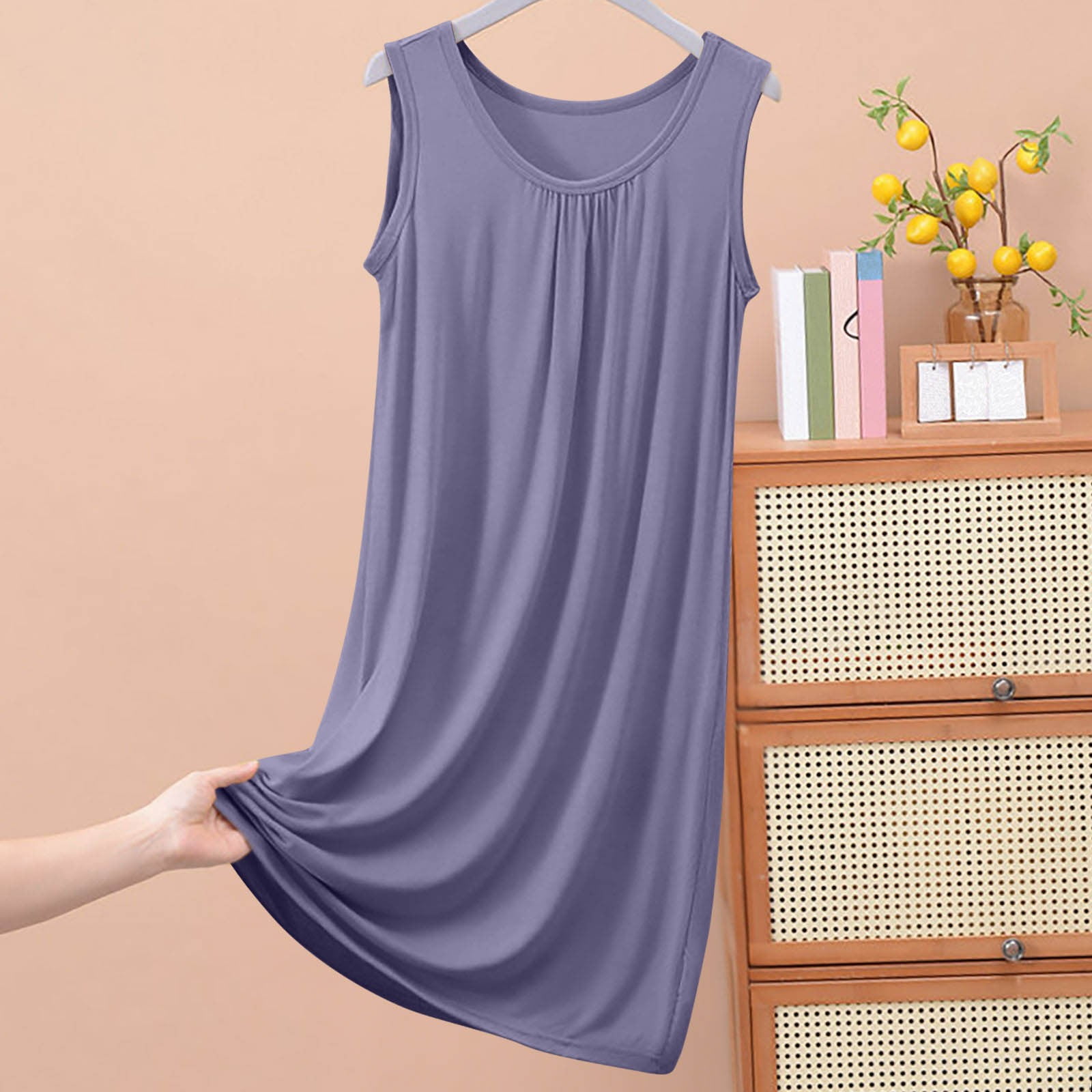 cotton night dress for women plus size Women Plus Size Short Sleeve Cotton Nightgown Sleep Shirt Dress Casual  Sleepwear