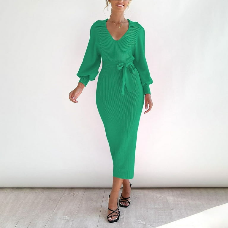 V-Collar Elegant Long Sleeve Slim Sweater V-Collar Elegant Long Sleeve Slim Sweater
