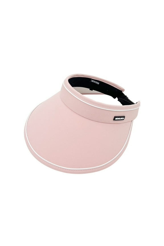 Women's Sun Visor Hat Wide Brimmed Summer Sun Protection Beach Cap Korean Style