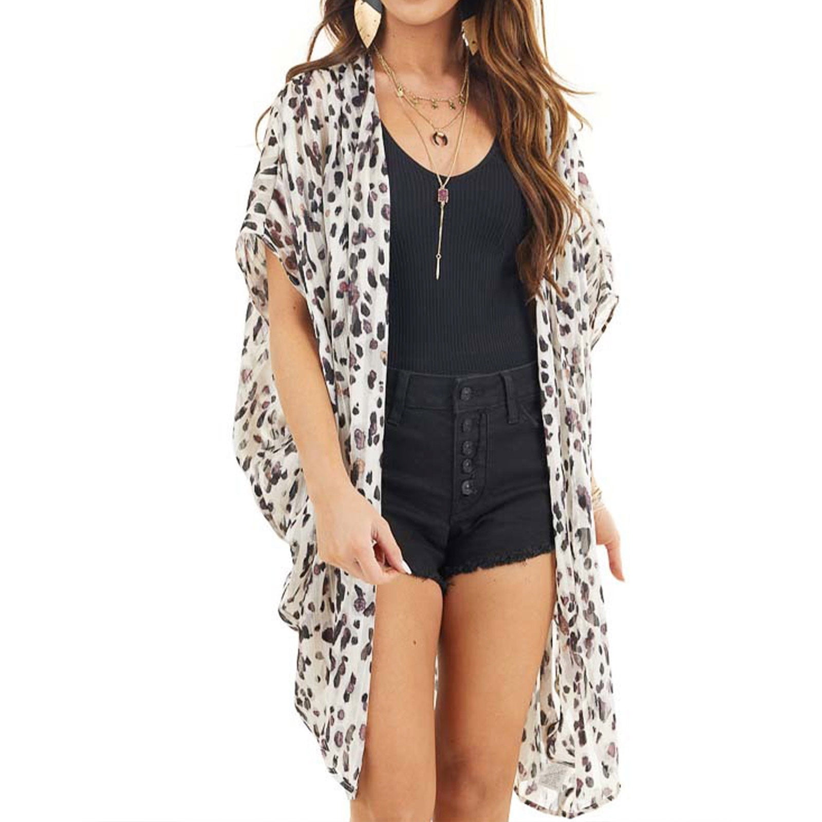 Dqdq women's lace cardigan cover ups beachwear clearance cotton