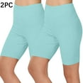 thumbnail image 1 of Xysaqa Womens High Waist Biker Shorts, 2PCS Gym Workout Yoga Leggings Shorts for Women Activewear Running Bermuda Shorts S-3XL, 1 of 9