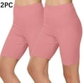 thumbnail image 1 of Xysaqa Womens High Waist Biker Shorts, 2PCS Gym Workout Yoga Leggings Shorts for Women Activewear Running Bermuda Shorts S-3XL, 1 of 8