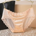 thumbnail image 1 of Xysaqa Womens Sexy Lace Trim Underwear, Seamless Bikini Panties Underwear, Sheer Hipster Cheeky Panty, Assorted Colors, on Clearance, 1 of 3