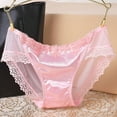 thumbnail image 1 of Xysaqa Womens Sexy Lace Trim Underwear, Seamless Bikini Panties Underwear, Sheer Hipster Cheeky Panty, Assorted Colors, on Clearance, 1 of 3