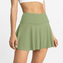 Xyxonk Army Green Skirt for Women Pleated Golf Skirt Summer High Waist Mini Skirts Dressy Casual Running Workout Short Skirt with Pockets Athletic Skorts Army Green XL