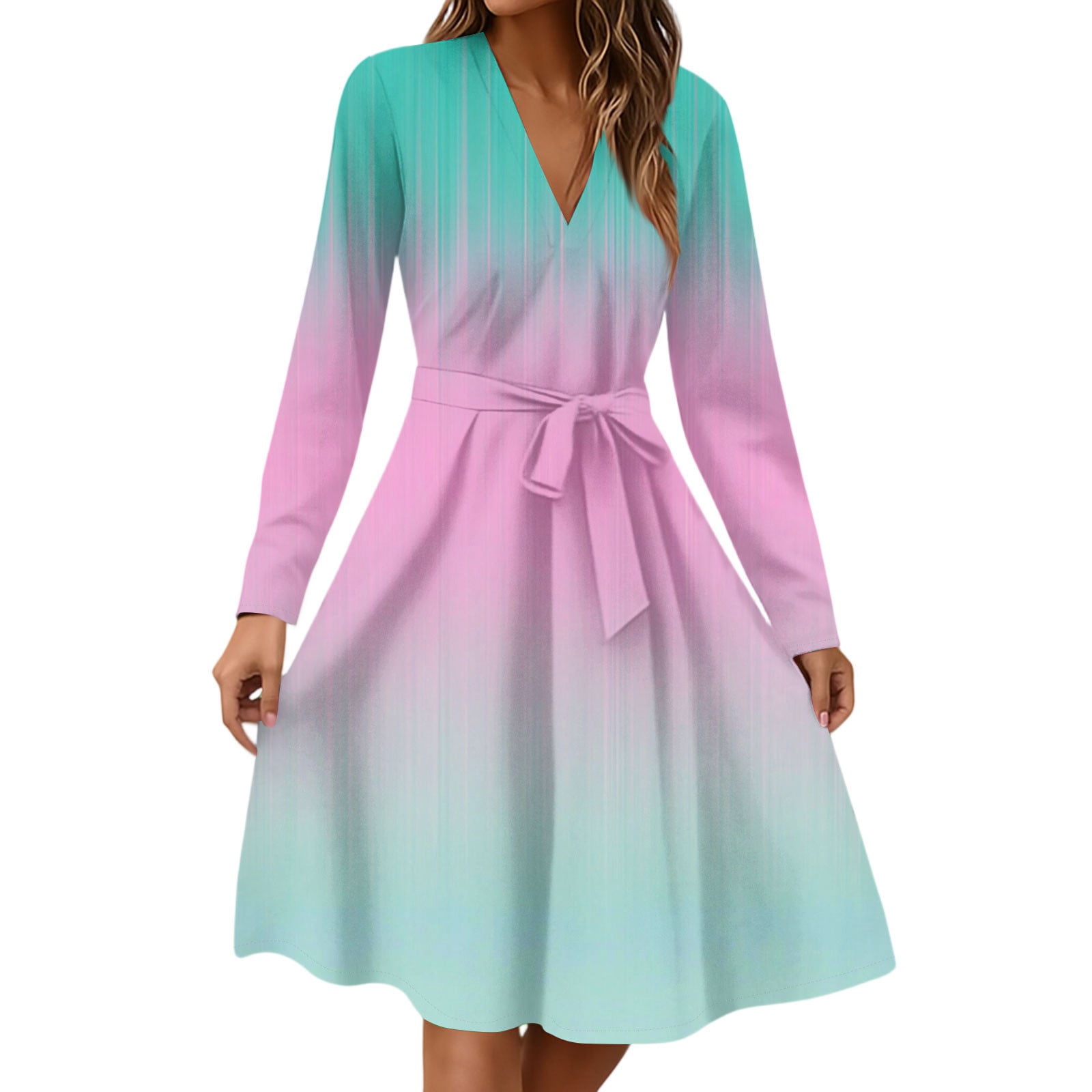 pink and green business dress Pink & Green Knit Dress – Mahogany Fashion House