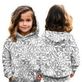 thumbnail image 1 of Xyxonk Color-In Cute Funny Cartoon Hoodies Snug Fit Color Your Own Sweatshirts for Boy and Girl Color-In and Wash Out T-Shirts Long Sleeve Pullover Size 7-8Y Black 130, 1 of 6