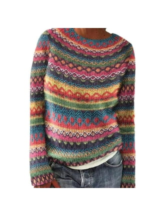 Oversized Rainbow Sweater