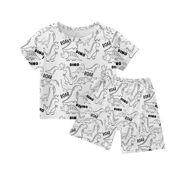Xyxonk Gi‭rls Diy Hand Painted Homewear Set 2 Piece Color Your Own Pajamas Sets Cute Funny Cartoon You Can Color with Markers Cartoon Sleepwear Size 9-10 Years Two Piece 2 Pcs Beige 140