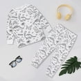 thumbnail image 1 of Xyxonk Kids Coloring Pajamas Sets Colouring Pajama Sets for Boy and Girl Snug Fit Color Your Own Sleepwear Two-Piece 2-8 Years Clear 120, 1 of 5