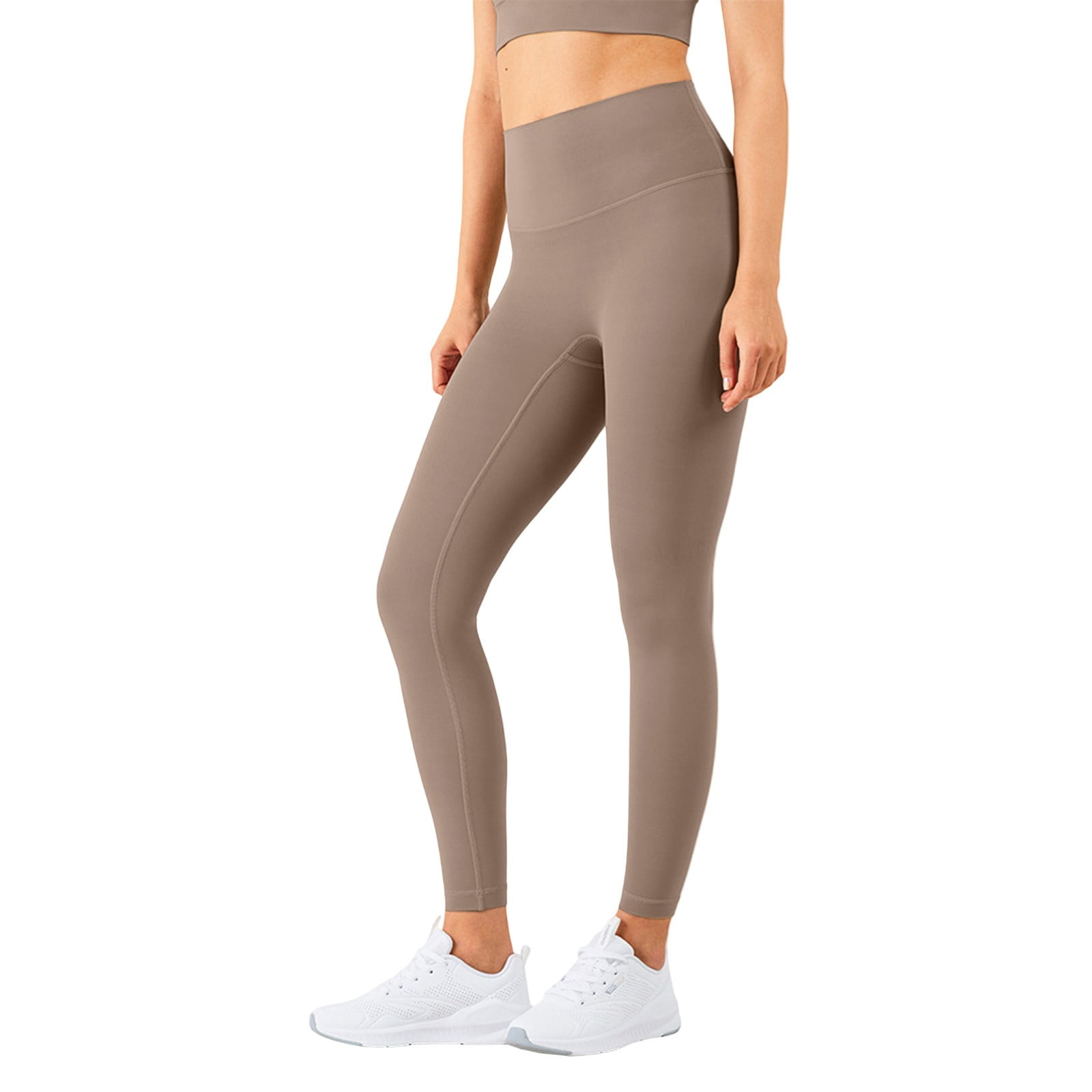 Xyxonk Leggings for Women High Waist Tummy Control Yoga Pants Workout  Running Yoga Tights Stretchy Solid Color Butt Lifting Athletic Leggings  Camel L - Walmart.com, image size:1600x1600