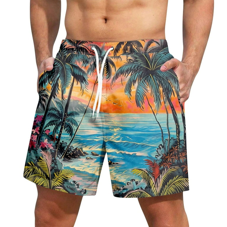 Xyxonk Mens Swim Trunks Quick Dry Inch Big Tall Swimming