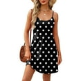 thumbnail image 1 of Xyxonk Women Summer Dresses Floral Printed Sleeveless Dresses Casual Sexy Backless Cover Up Mini Short Dress with Pockets Multicolor L, 1 of 4