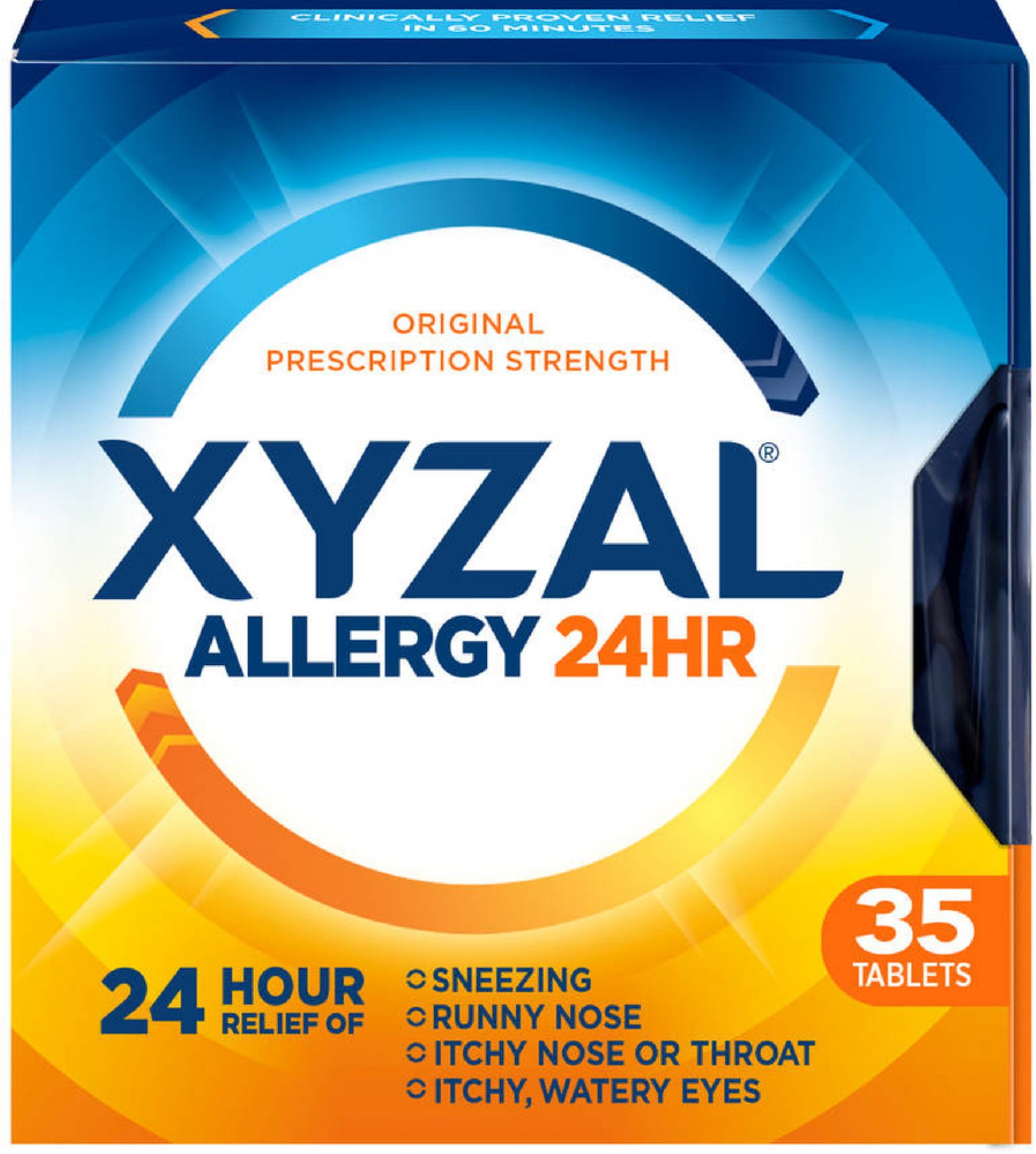 Xyzal 24 Hour Allergy Relief Tablets 35 ea (Pack of 3)