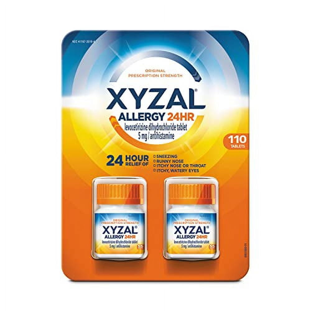Xyzal Allergy Pills, 24Hour Allergy Relief, Original Prescription