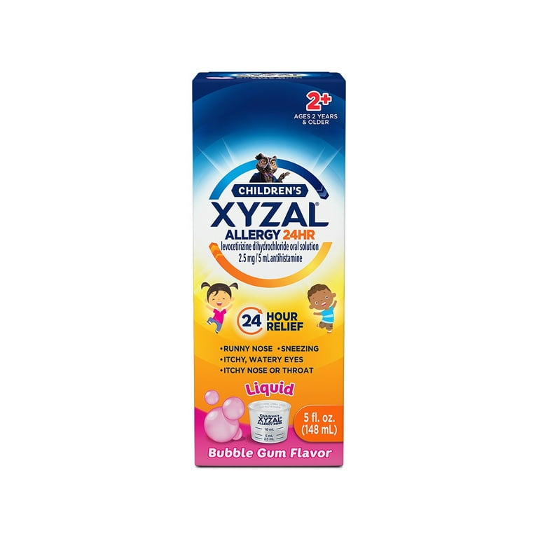 Xyzal Children's 24 Hour Allergy Relief Medicine for Kids