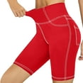 thumbnail image 1 of Xzbqbs Biker Shorts for Women 5”/8" High Waisted Running Workout Yoga Shorts for Casual Gym Butt Lifting, 1 of 6