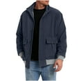 thumbnail image 1 of Xzbqbs Bomber Jackets for Men Corduroy Button Down Lapel Coat Casual Long Sleeve Shacket Jacket Vintage Jackets with Flap Pockets, 1 of 5