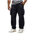 thumbnail image 1 of Xzbqbs Cargo Pants for Men Quick Dry Ripstop Work Tactical Pants Straight Lightweight Water Resistant Elastic Waist Drawstring Pants, 1 of 4