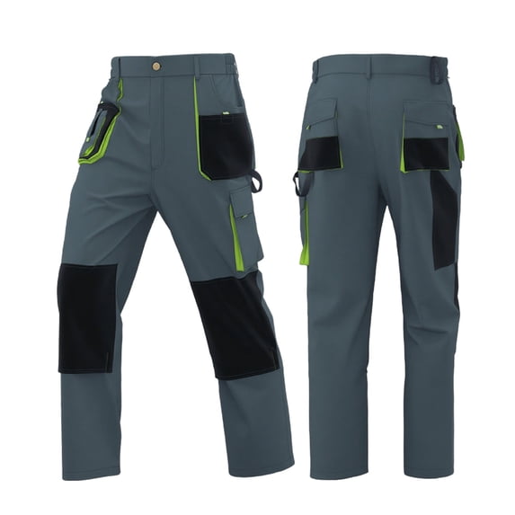 Xzbqbs Cargo Pants for Men Ripstop Water Resistant Quick Dry Tactical Work Pants Lightweight Construction Pants with Multi Pockets