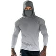 thumbnail image 1 of Xzbqbs Fishing Hoodies for Men with Face Mask UPF 50 + Sun Protection Breathable Long Sleeve Outdoor Hiking Gradient Shirt for Men, 1 of 5