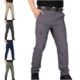 thumbnail image 1 of Xzbqbs Hiking Pants for Men Casual Cargo Pants Mens Tactical Travel Quick Dry Work Pants for Men Water Resistant Fishing Pants, 1 of 4