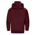 thumbnail image 1 of Xzbqbs Hoodies for Men Casual Long Sleeve Classic Fit Pullover Hoodie Fashion Lightweight Solid Fall Winter Sweatshirts with Pocket, 1 of 7