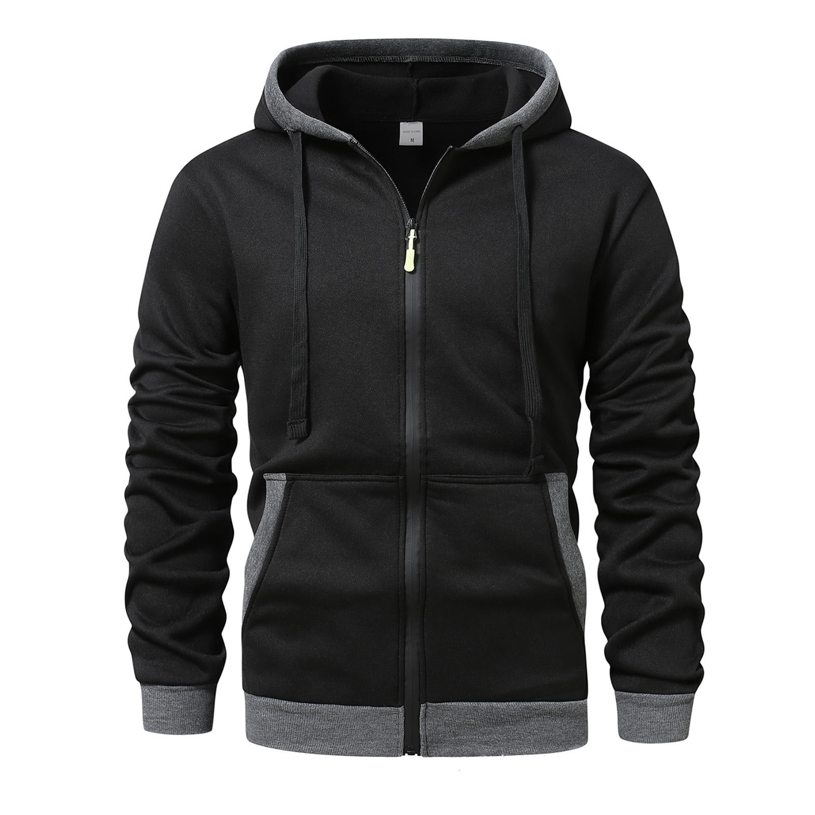 Xzbqbs Hoodies for Men Full Zip Tactical Pullover Hoodie Fashion