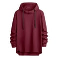thumbnail image 1 of Xzbqbs Hoodies for Men Long Sleeve Casual Loose Fit Hoodie Pullover Fashion Lightweight Solid Color Sweatshirts Big and Tall, 1 of 3