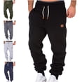 thumbnail image 1 of Xzbqbs Men's Casual Joggers Pants Elastic Waist Drawstring Tapered Cargo Pants Hiking Outdoor Track Jogger Sweatpants for Men, 1 of 6