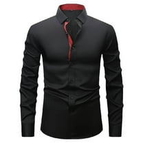 Xzbqbs Men's Dress Shirts Casual Long Sleeve Button Down Business Shirts Lightweight Fashion Classic Fit Shirts Golf Shirts