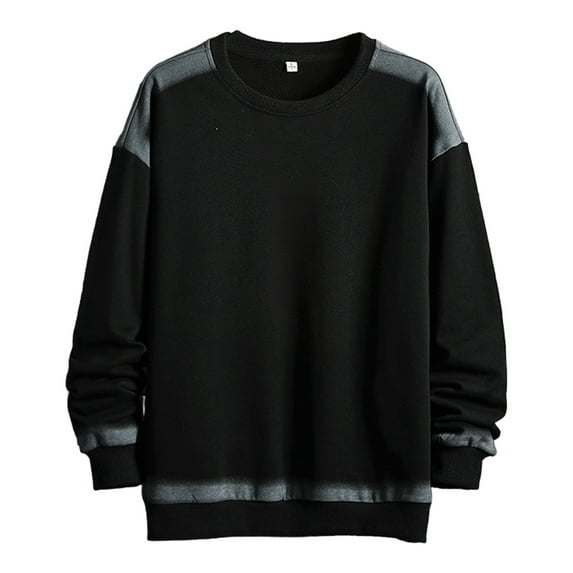 Xzbqbs Men's Fashion Hoodies & Sweatshirts Casual Crew Neck Oversized Sweatshirt Vintage Lightweight Sweatshirts Big and Tall