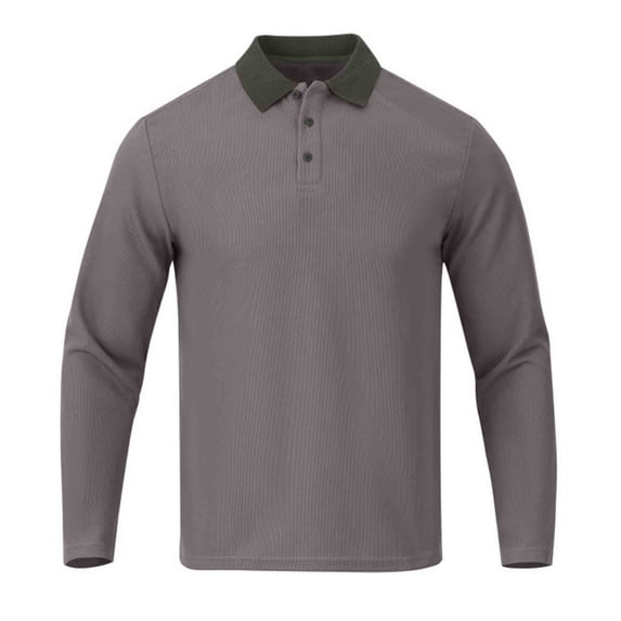 Xzbqbs Men's Knit Polo Long Sleeve Sweaters Collared Polo Sweater Casual Dress Pullover Fashion Golf Sweaters Muscel Fit Shirts